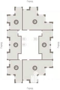 1-к квартира, вторичка, 51м2, 22/25 этаж