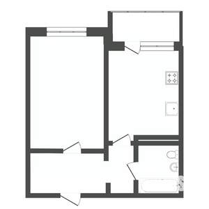 1-к квартира, вторичка, 39м2, 15/16 этаж