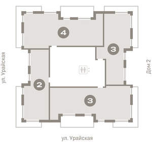 3-к квартира, вторичка, 186м2, 8/8 этаж