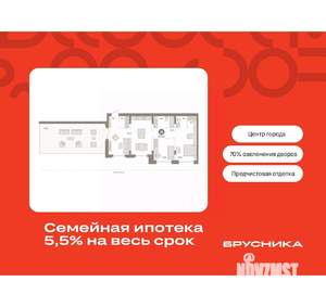 2-к квартира, вторичка, 132м2, 8/8 этаж