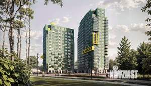1-к квартира, строящийся дом, 38м2, 9/19 этаж