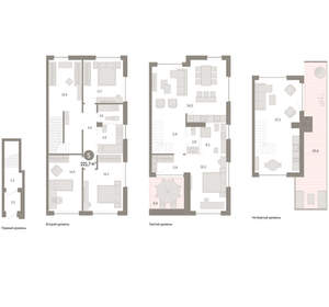 4-к квартира, вторичка, 222м2, 2/8 этаж