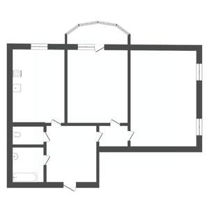 2-к квартира, вторичка, 53м2, 16/16 этаж