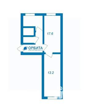 2-к квартира, вторичка, 45м2, 5/5 этаж