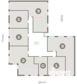 3-к квартира, вторичка, 94м2, 5/9 этаж