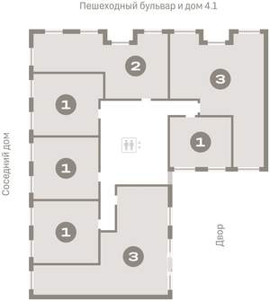 3-к квартира, вторичка, 98м2, 5/7 этаж