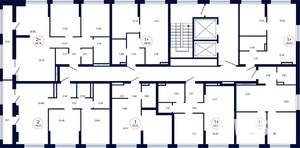 1-к квартира, вторичка, 50м2, 11/17 этаж