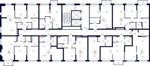 1-к квартира, вторичка, 46м2, 4/17 этаж