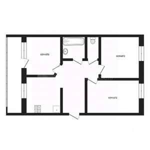 3-к квартира, вторичка, 89м2, 3/14 этаж