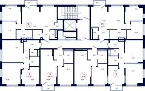 1-к квартира, вторичка, 44м2, 5/17 этаж