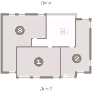 2-к квартира, вторичка, 126м2, 8/8 этаж