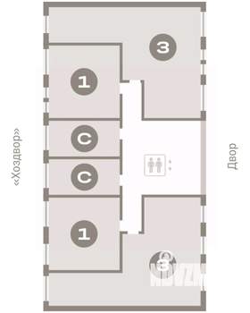 Студия квартира, вторичка, 20м2, 5/9 этаж