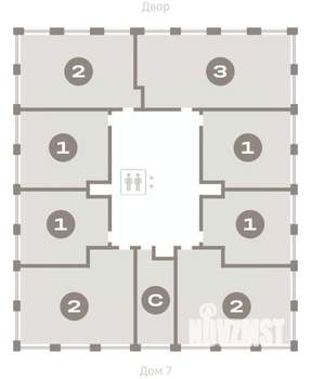 1-к квартира, вторичка, 48м2, 16/17 этаж