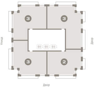 3-к квартира, вторичка, 154м2, 25/25 этаж