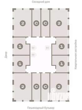 1-к квартира, вторичка, 32м2, 4/25 этаж
