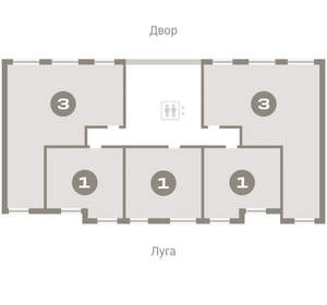 3-к квартира, вторичка, 83м2, 4/17 этаж