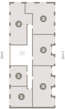 2-к квартира, вторичка, 77м2, 6/11 этаж