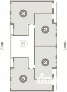 3-к квартира, вторичка, 78м2, 9/9 этаж