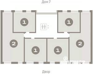1-к квартира, вторичка, 41м2, 5/8 этаж