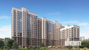 1-к квартира, строящийся дом, 37м2, 23/25 этаж