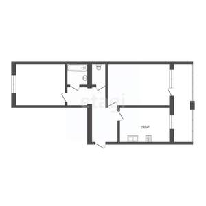 2-к квартира, вторичка, 68м2, 4/14 этаж