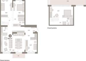 4-к квартира, вторичка, 181м2, 7/11 этаж