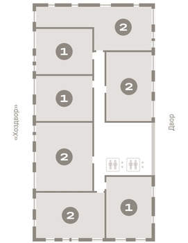 2-к квартира, вторичка, 86м2, 14/17 этаж