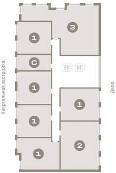 3-к квартира, вторичка, 111м2, 4/17 этаж