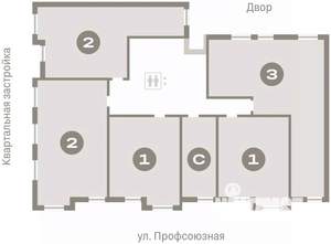 1-к квартира, вторичка, 51м2, 4/10 этаж