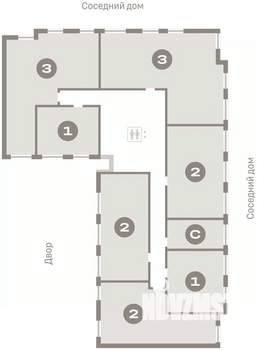 3-к квартира, вторичка, 99м2, 2/9 этаж