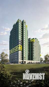 2-к квартира, строящийся дом, 74м2, 17/19 этаж