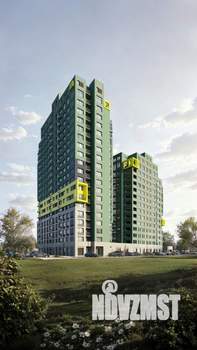 1-к квартира, строящийся дом, 38м2, 6/19 этаж