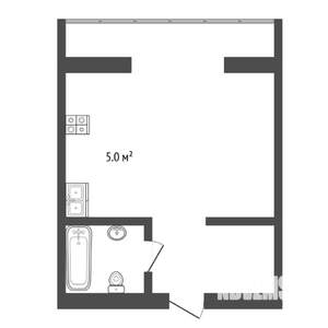 Студия квартира, вторичка, 33м2, 15/16 этаж