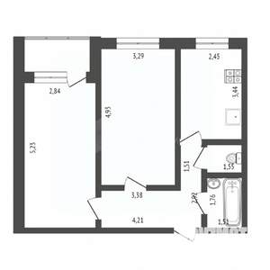 2-к квартира, вторичка, 51м2, 5/9 этаж