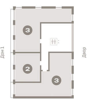 2-к квартира, вторичка, 86м2, 7/16 этаж