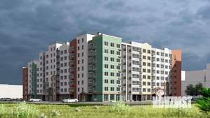 1-к квартира, строящийся дом, 37м2, 4/8 этаж