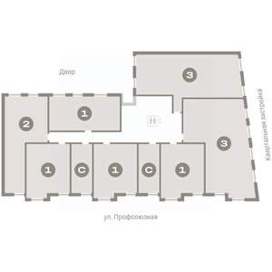 1-к квартира, вторичка, 51м2, 5/10 этаж