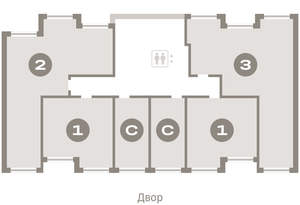 2-к квартира, вторичка, 81м2, 2/8 этаж
