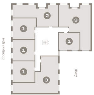 1-к квартира, вторичка, 47м2, 6/11 этаж
