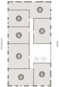1-к квартира, вторичка, 60м2, 11/17 этаж