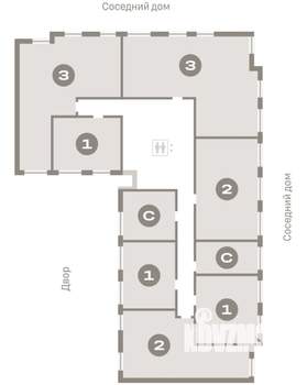 2-к квартира, вторичка, 62м2, 4/9 этаж