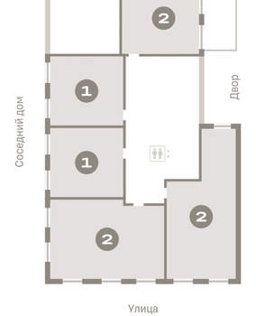 1-к квартира, вторичка, 43м2, 2/11 этаж