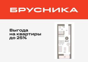Студия квартира, вторичка, 26м2, 8/10 этаж
