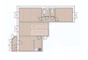 3-к квартира, вторичка, 87м2, 6/14 этаж