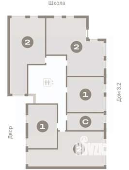 2-к квартира, вторичка, 101м2, 5/9 этаж