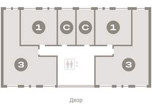 3-к квартира, вторичка, 83м2, 2/17 этаж