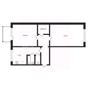 2-к квартира, вторичка, 48м2, 5/5 этаж