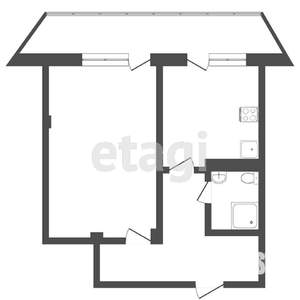 1-к квартира, вторичка, 44м2, 16/16 этаж