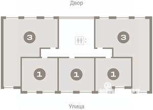 3-к квартира, вторичка, 79м2, 2/7 этаж