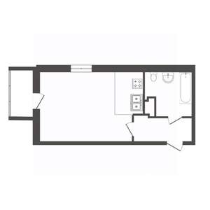 Студия квартира, вторичка, 32м2, 5/12 этаж